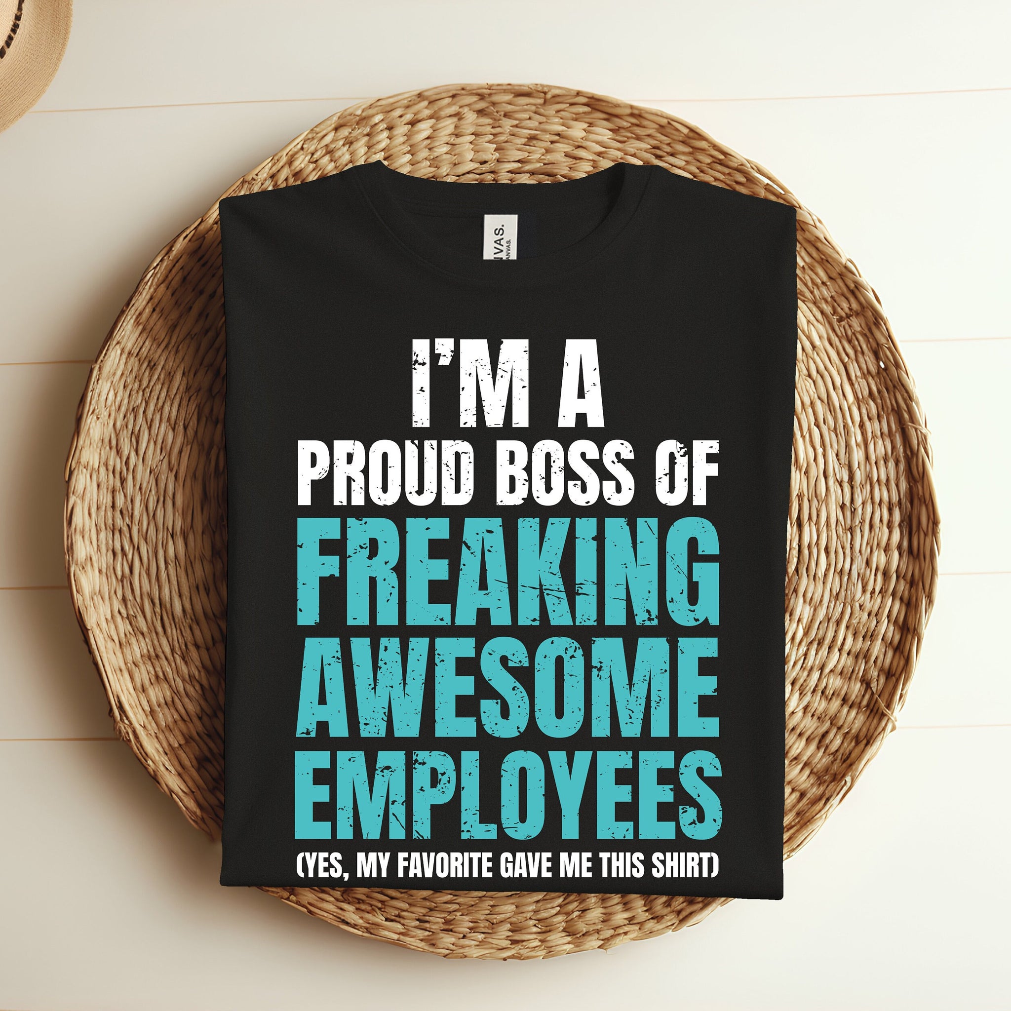 Funny Boss I'm A Proud Boss Of Freaking Awesome T-shirt