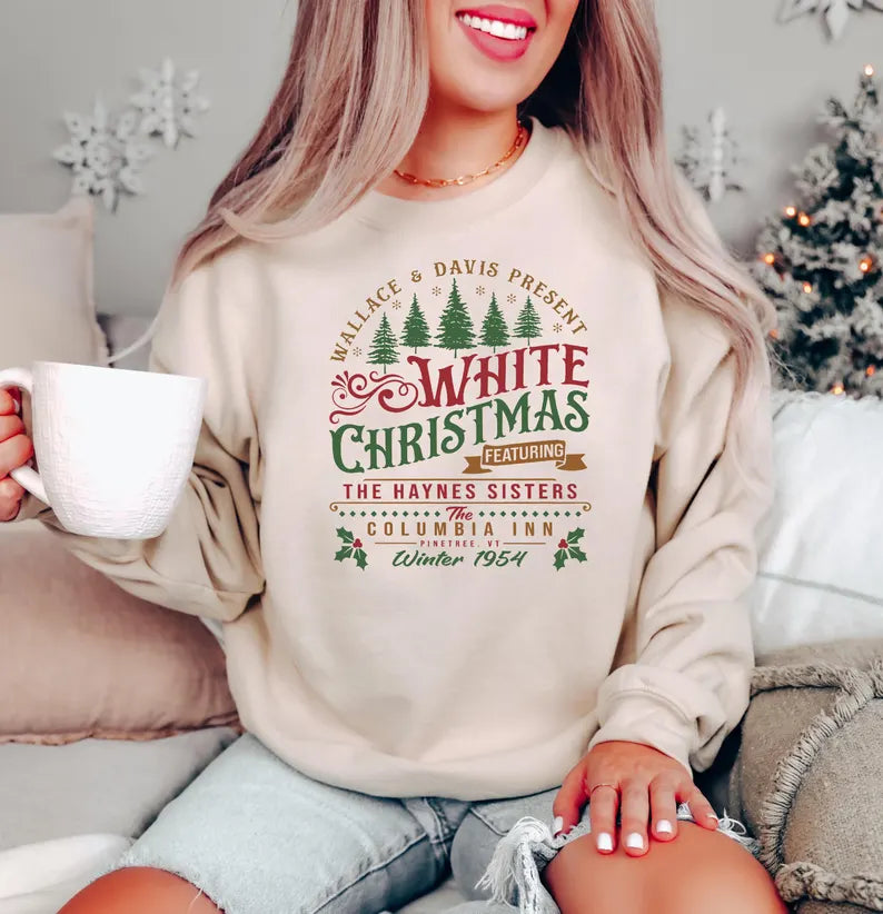 White Christmas Movie Shirt, Christmas Holiday Shirt, White Christmas Movie 1954 Shirt