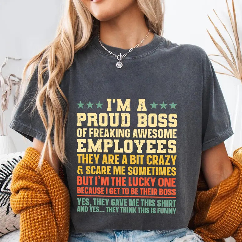 Proud Boss of Awesome Employees Sweatshirt