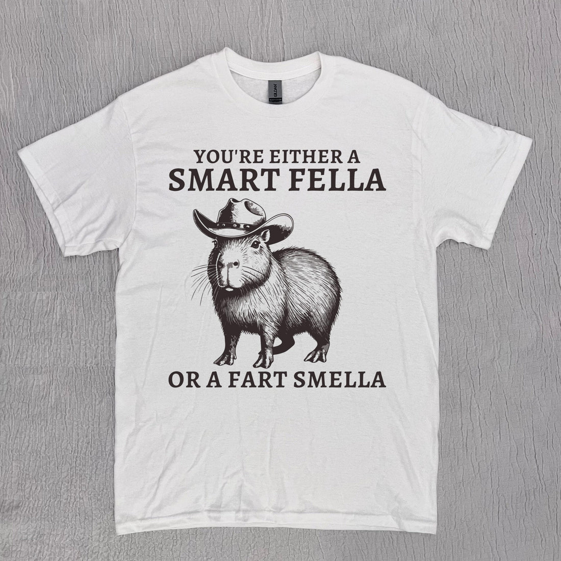 Retro Smart Fella Capybara 90s Shirt