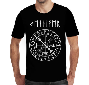 Personalised Viking Runes Shirt, Custom Name in Futhark Runes T-Shirt