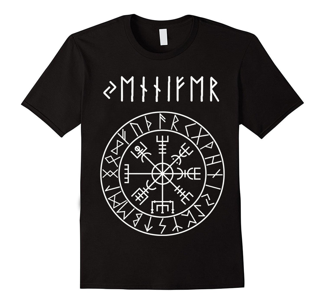 Personalised Viking Runes Shirt, Custom Name in Futhark Runes T-Shirt